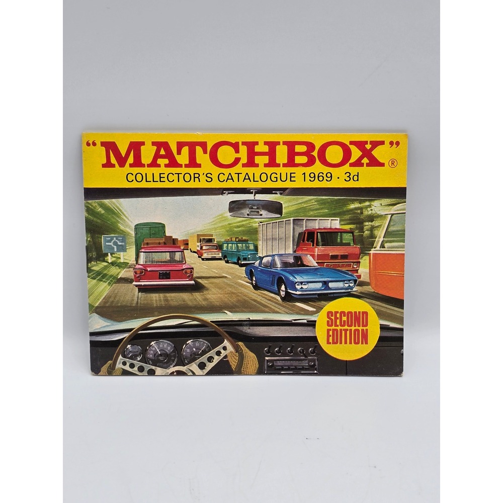 Matchbox Collector's Catalogue 1969 Second Edition Yellow Excellent Vintage cond